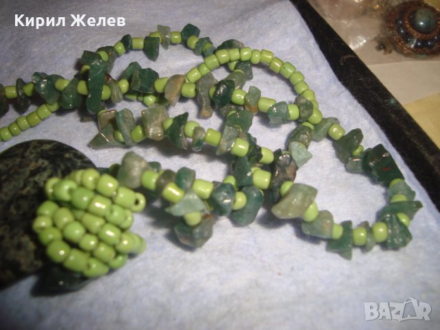 СКЪПОЦЕННА НЕФРИТЕНА МЪНИСТЕНА ОГЪРЛИЦА РЪЧНА МАЙСТОРСКА ИЗРАБОТКА АРТ МЕДАЛЬОН 26212, снимка 12 - Колиета, медальони, синджири - 35997731