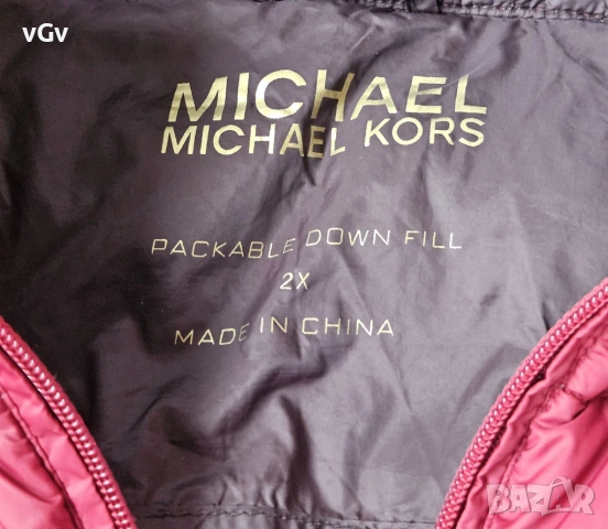 Дамско яке Michael Kors Packable Down Fill - 2XL, снимка 4 - Якета - 53307788