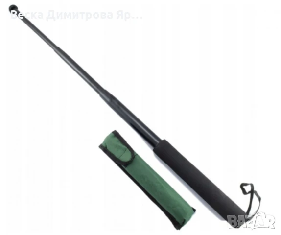 Телескопична палка с черна дунапренена дръжка и калъф, снимка 6 - Други стоки за дома - 50622392