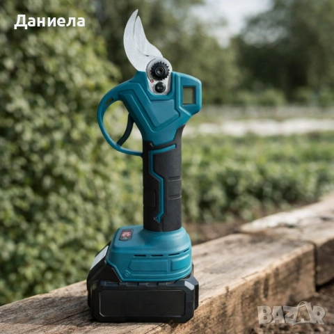 Комплект акумулаторна ножица 3" и резервен нож 36V 8A, снимка 3 - Други инструменти - 53783686