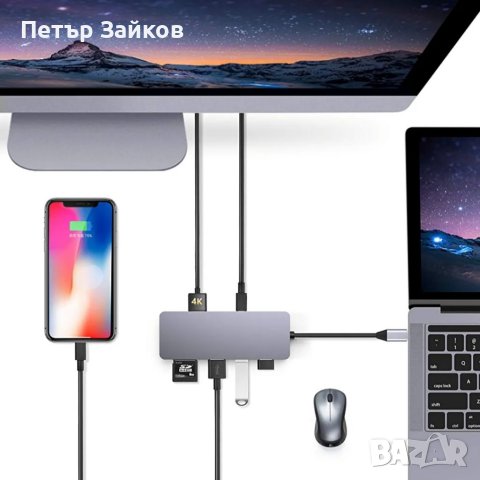USB C хъб, Kameta Type C към 4K HDMI, USB 3.0, снимка 4 - Друга електроника - 40394258
