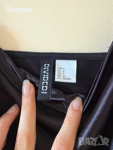 Черна рокля, H&M, снимка 3 - Рокли - 53386346