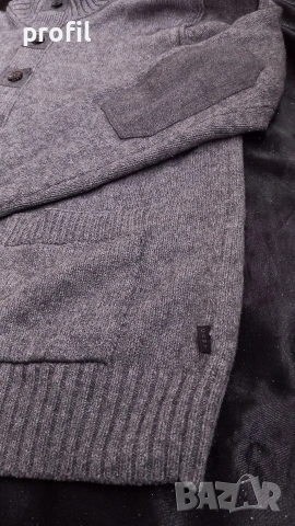 Gant XXL жилетка с вълна и алпака, снимка 6 - Пуловери - 53305409