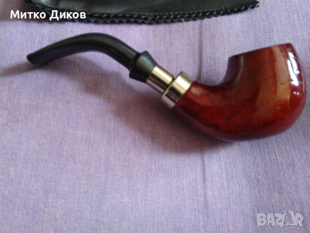 PETERSON SYSTEM PIPE Лула нова система Петерсон с кожено калъвче, снимка 3 - Лули - 44807698