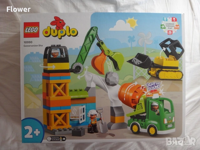 Конструктор LEGO Duplo - Строителна площадка (10990), снимка 2 - Конструктори - 53152910