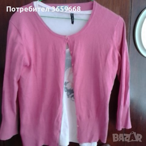 Розова жилетка, размер 40-42, снимка 1 - Жилетки - 41357154