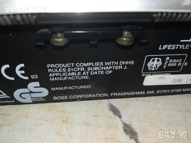 BOSE LIFESTYLE MODEL 5-MADE IN USA-ВНОС GERMANY 1602222031, снимка 10 - Ресийвъри, усилватели, смесителни пултове - 35814729