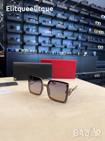 очила с черен обикновен калъф и Ув защита ysl saint laurent , снимка 9 - Слънчеви и диоптрични очила - 52259789