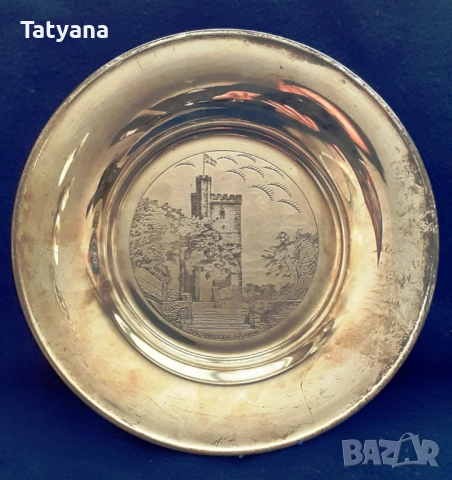 Винтидж Скандинавски сребърни чинии, снимка 4 - Антикварни и старинни предмети - 52612464