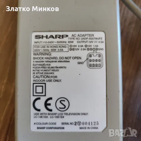 Оригинално зарядно SHARP UADP-A007WJPZ за LC15E1 , LC13E1, снимка 2 - Части и Платки - 49056821