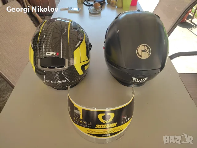 Каска AGV и LS2 мото боти ALPINESTARS!!!, снимка 2 - Аксесоари и консумативи - 56037623