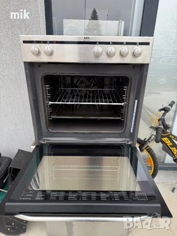 Фурна за вграждане AEG Инокс с плот , снимка 11 - Печки, фурни - 53719713