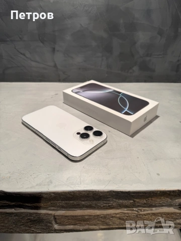 КАТО ЧИСТО НОВ Iphone 16 Pro White Titanium, снимка 2 - Apple iPhone - 53563320