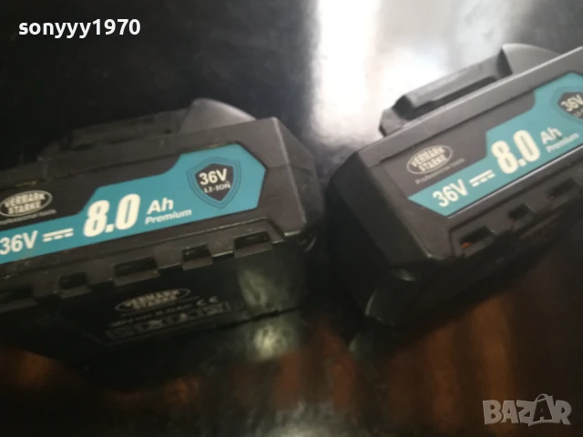 2БР-LI-ION VERMARK STARKE BATTERY PACK 36V/8Ah 2807251700, снимка 14 - Градинска техника - 51169611