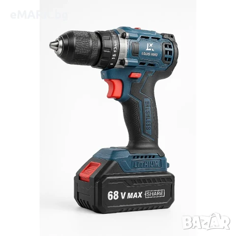 Ударен винтоверт LY 21V със скорост 1600 оборота в минута, мощност 480W, съвместим с широк набор от , снимка 1