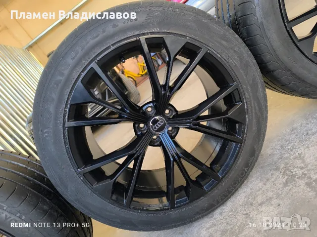 ДЖАНТИ  21' ET 20 AUDI Q7 Q8 с гуми YOKOHAMA 285/45/21, снимка 4 - Гуми и джанти - 47667611