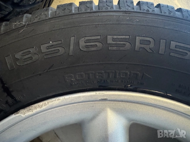 Гуми и джанти за Рено Сценик 185/ 65/15 M+S, снимка 4 - Гуми и джанти - 53373608