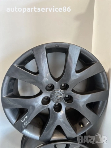Комплект черни алуминиеви джанти 7.5x18 за Mazda CX-7 (2011) K5253, ET50, 9965047580, снимка 3 - Части - 53625330