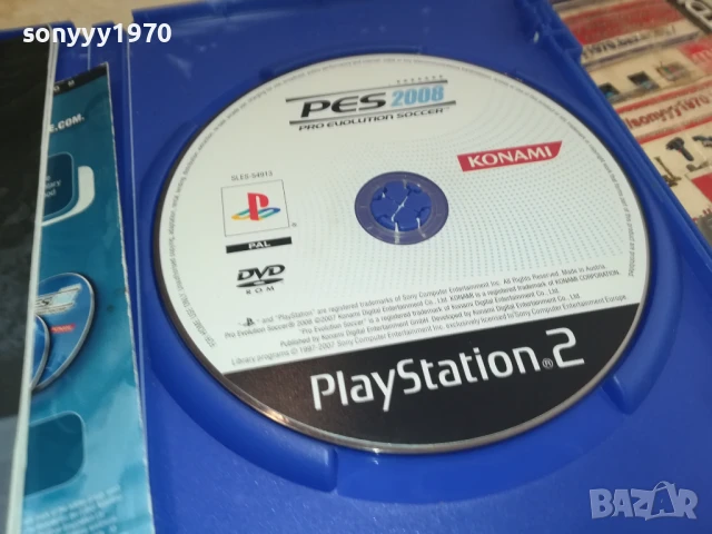 SONY PS2 GAME-PES 2008 0806251739, снимка 2 - Игри за PlayStation - 50593576