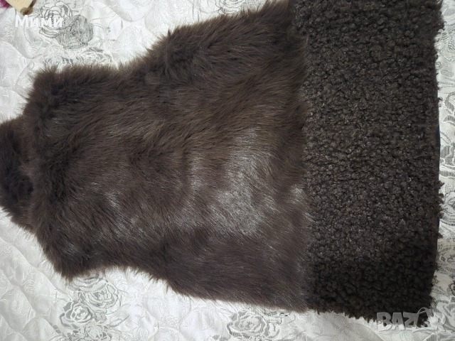 Нов топъл елек от еко кожа, снимка 5 - Елеци - 52673129
