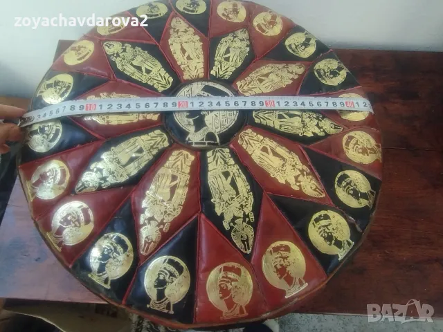 ПУФ ЕСТЕСТВЕНА КОЗЯ КОЖА, снимка 6 - Други - 49960570