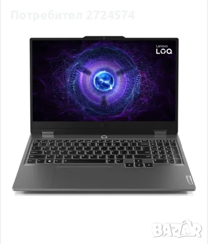 Лаптоп Gaming Lenovo LOQ 15IRX9, снимка 14 - Лаптопи за игри - 48083265