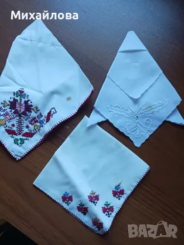 Сватбени ретро кърпички бродерия , снимка 9 - Декорация за дома - 55711069