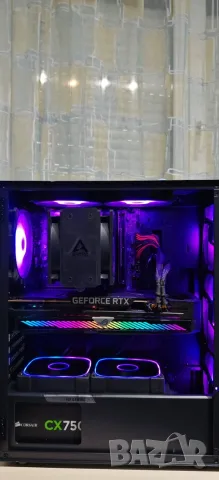Продавам Добър Геймърски Комютър Ryzen 5 7500F/32GB/1000GB SSD/Asus TUF Gaming RTX 3070/Гаранция, снимка 4 - Геймърски - 55852179