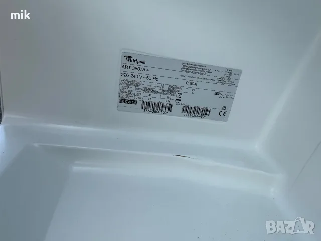 Хладилник с камера Whirlpool, снимка 6 - Хладилници - 55784415