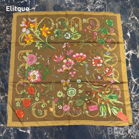 шалове chanel gucci, снимка 8 - Шалове - 52550689