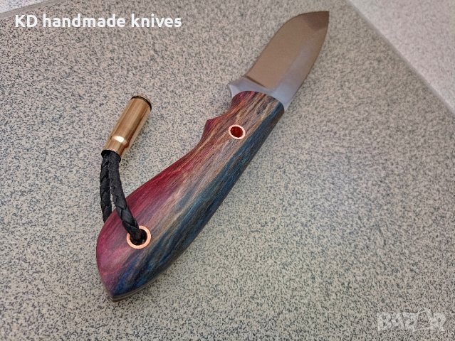 Ръчно изработен ловен нож от марка KD handmade knives ловни ножове, снимка 5 - Ловно оръжие - 44506399