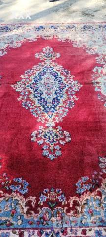 Ръчно тъкан вълнен персийски килим.Произход Иран.Антика за ценители., снимка 3 - Килими - 44821829
