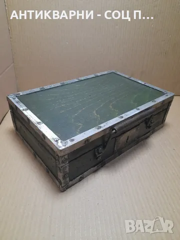Стар Дървен Куфар., снимка 2 - Антикварни и старинни предмети - 48540951