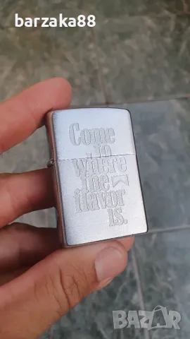 Запалка Zippo Come to where the flavor is, снимка 3 - Колекции - 56093721