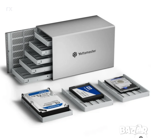Yottamaster кутия за 5 хард диска , снимка 1