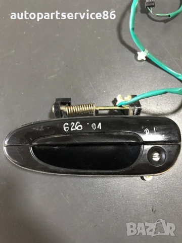 Външна дръжка за предна лява врата черен цвят RHD за Mazda 626 (1998-2001), снимка 3 - Части - 53705365