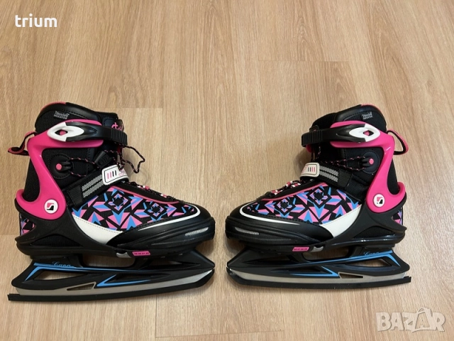 Регулируеми зимни кънки за момиче  Stuf, номер 35-38, снимка 2 - Ролери, кънки - 52137159