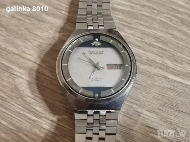 Мъжки часовник Ориент с рядък циферблат, снимка 2 - Мъжки - 53432540