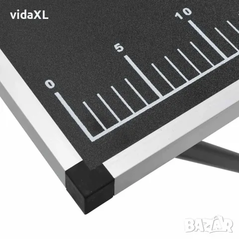 vidaXL Сгъваема маса за лепене на тапети, МДФ и алуминий, 300x60x78 см, снимка 8 - Маси - 56146020