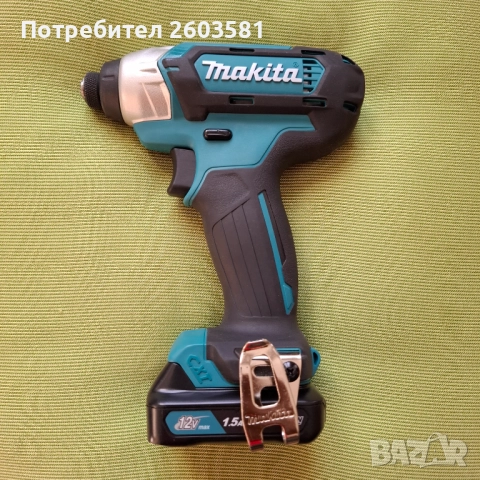 Акумулаторен комплект Makita -> винтоверт DF333D + импакт TD110D, снимка 5 - Винтоверти - 52342848