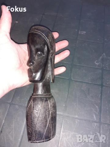 Дърворезба абанос статуетка фигура дърво Африка, снимка 6 - Антикварни и старинни предмети - 53279326