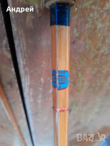 Стара дървена въдица, снимка 6 - Въдици - 53432983
