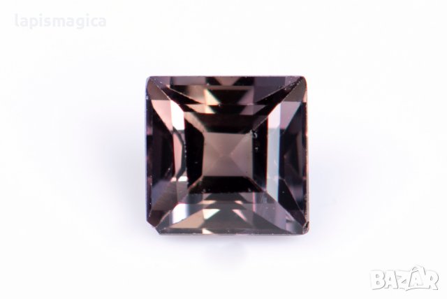 Виолетов сапфир 0.44ct нетретиран VS 3.7mm, снимка 1 - Други - 40195714