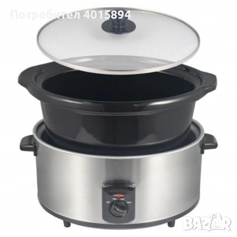 Slow Cooker тенджера Royalty Line SLC1012/SLC1013 – спестява време, съхранява вкуса, снимка 7 - Прибори за хранене, готвене и сервиране - 51672171