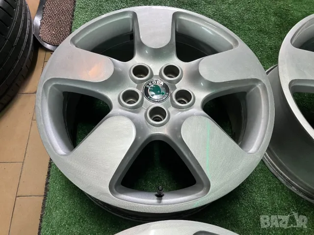 Джанти 5/112/17 Skoda WV Audi, снимка 4 - Гуми и джанти - 47557748