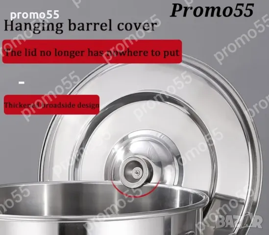 Казан 100л от неръждаема стомана и двойно дъно, снимка 13 - Съдове за готвене - 50245305