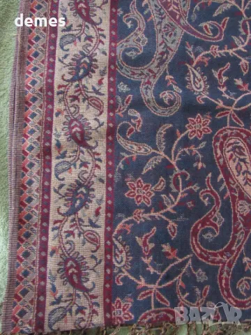 Фин двулицев шал от Маракеш, Мароко, нов, снимка 6 - Шалове - 50260733