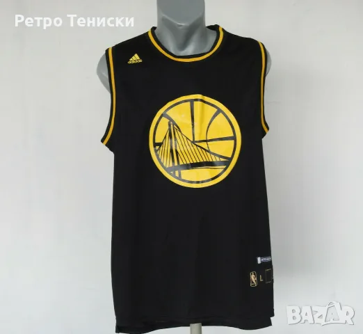 Потник Golden State Warriors (Stephen Curry #30) adidas — Мъже размер L Черно