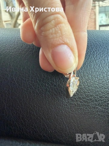 Сребърни обеци , снимка 2 - Обеци - 53813922