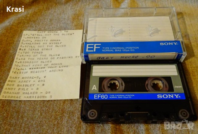 Sony аудиокасети с Gary Moore. , снимка 1 - Аудио касети - 35845068